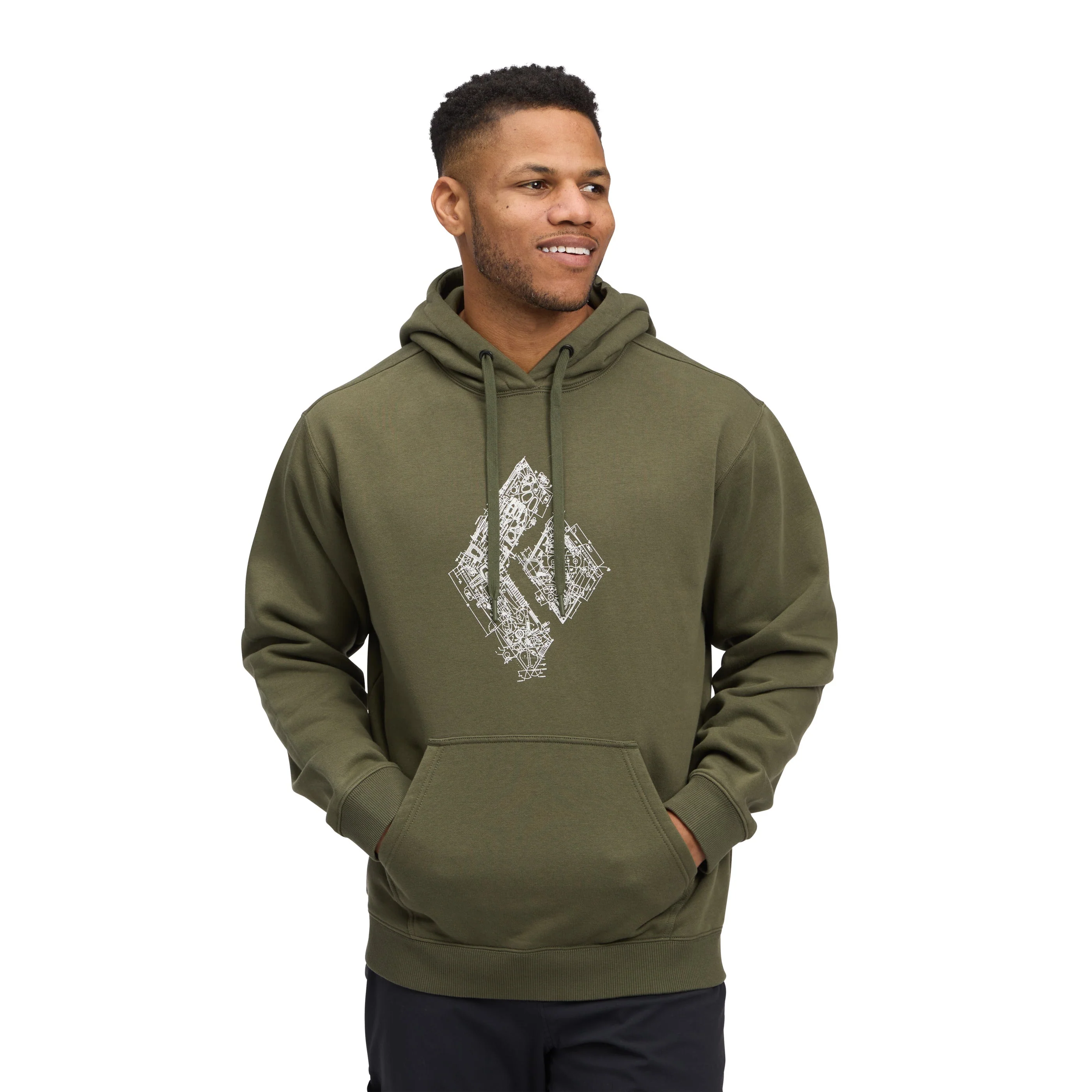 Engineered Diamond Pullover Hoody
