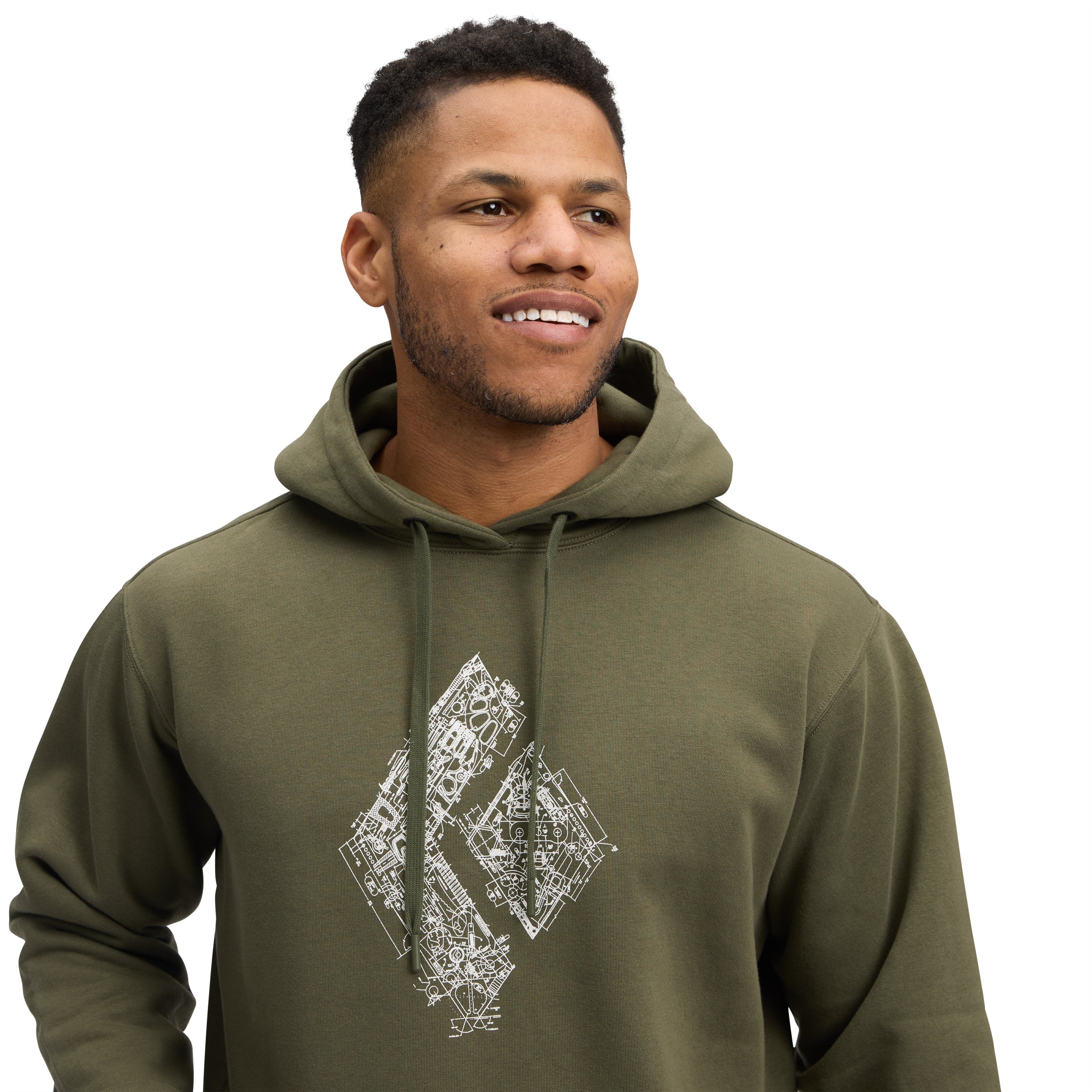 Engineered Diamond Pullover Hoody - Image 4