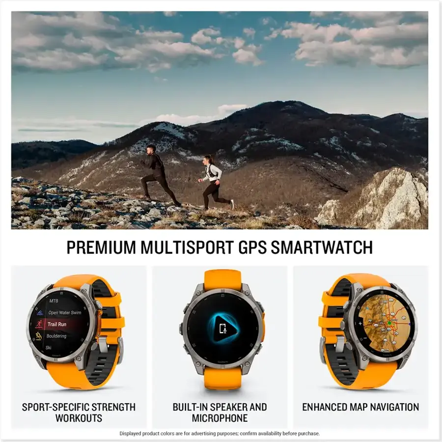 fēnix 8 AMOLED GPS Watch - 47mm, Sapphire - Image 2