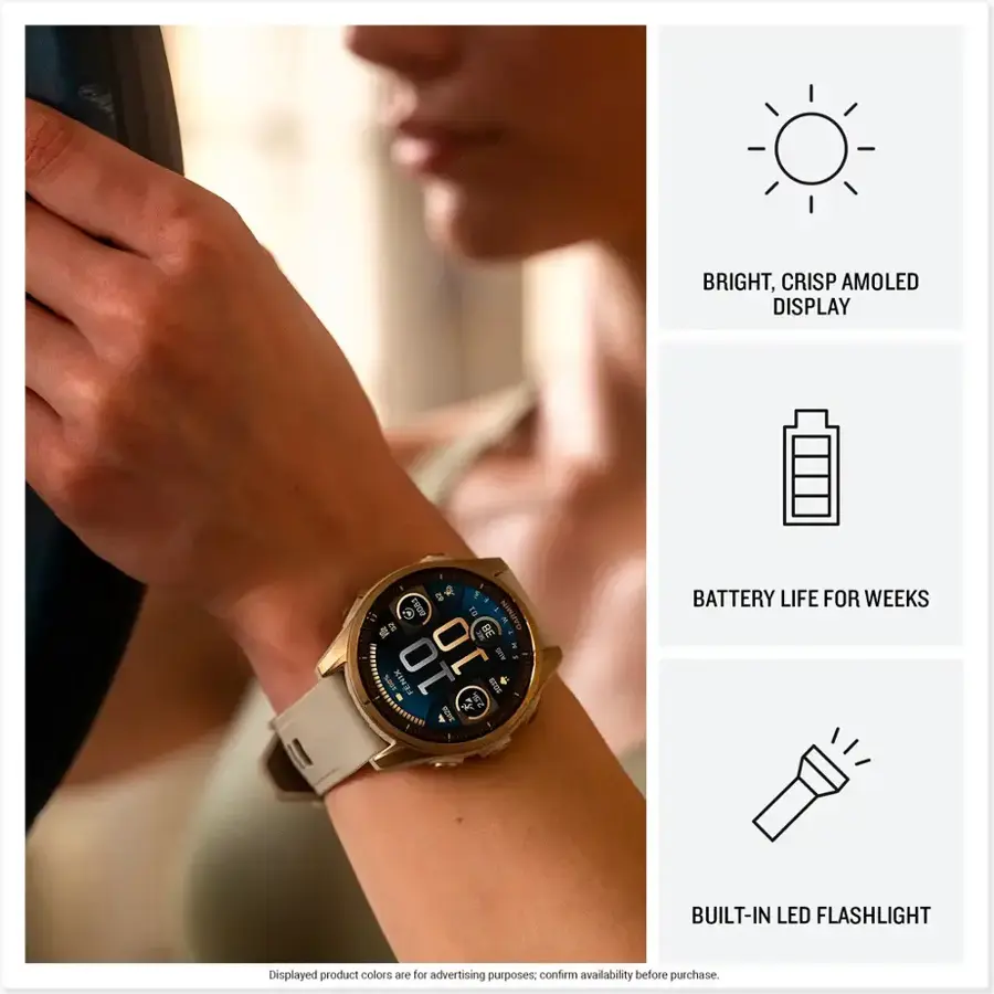 fēnix 8 AMOLED GPS Watch - 47mm, Sapphire - Image 3