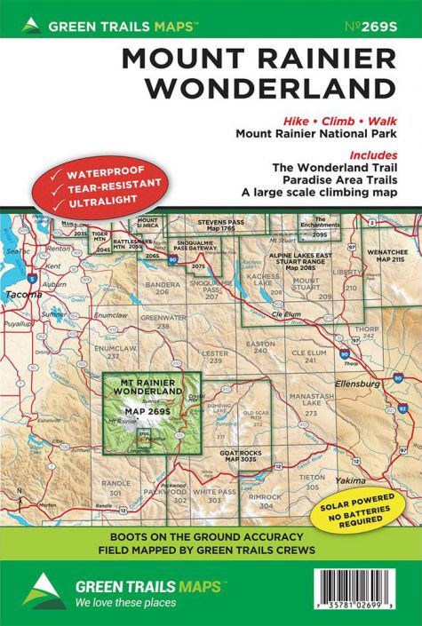 Mt. Rainier Wonderland Climbing- 269SX Map - Image 2