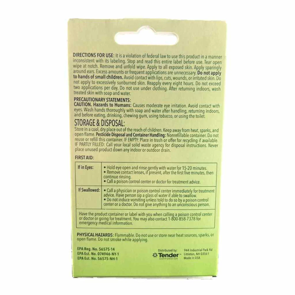 Natrapel 12-hour Repellent Wipes - Image 2