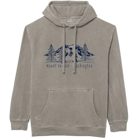 Rainier Mountain and Trees Sweatshirt