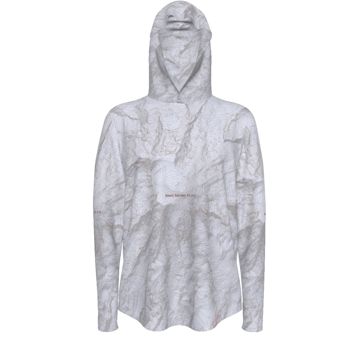 Mount Rainier Topo Ultra Light Sun Hoody