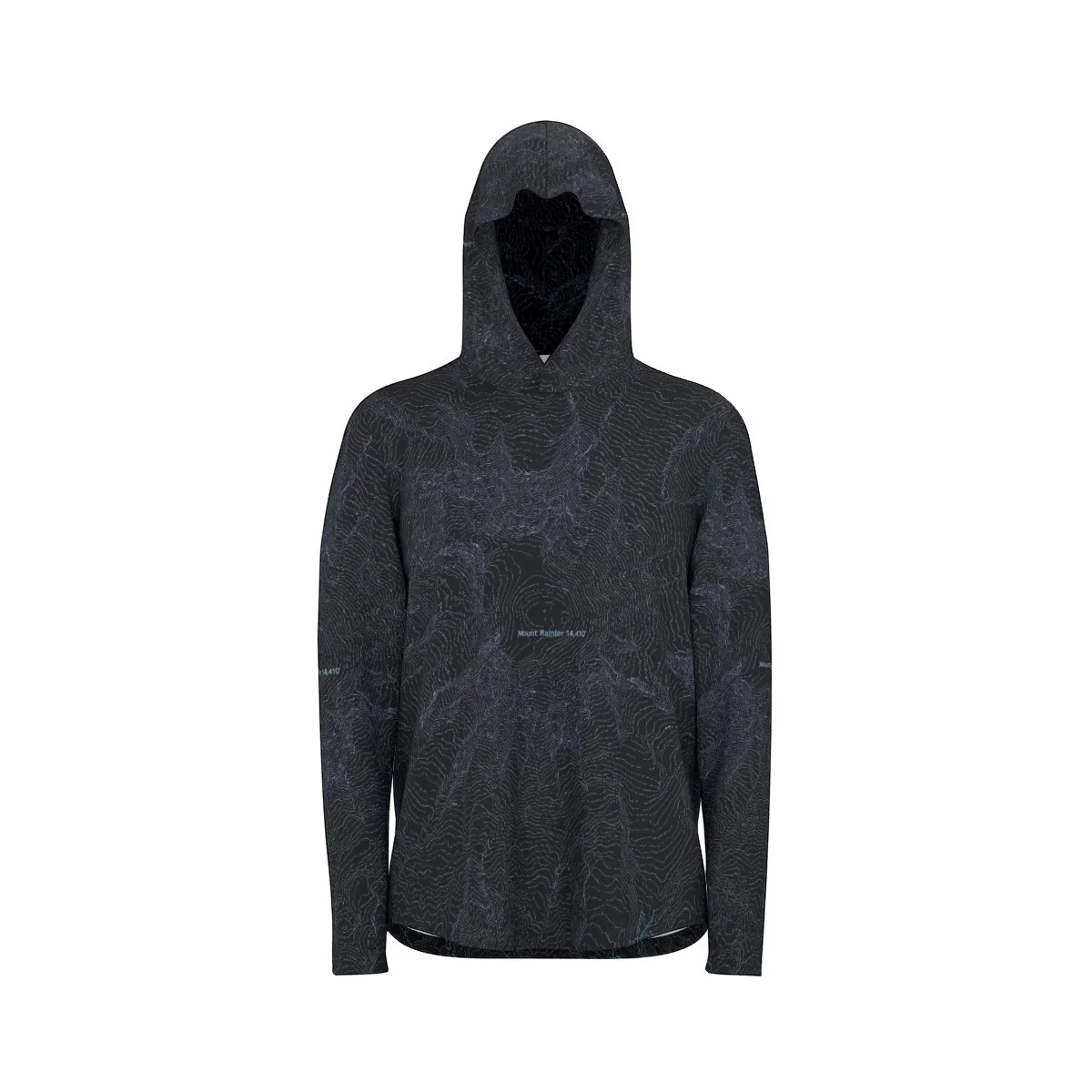 Mount Rainier Topo Ultra Light Sun Hoody - Image 2