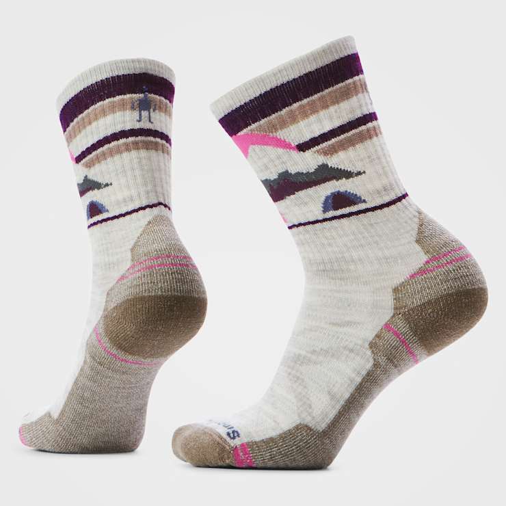 Women's Hike Light Cushion Mountain Moon Crew Socks - Image 2